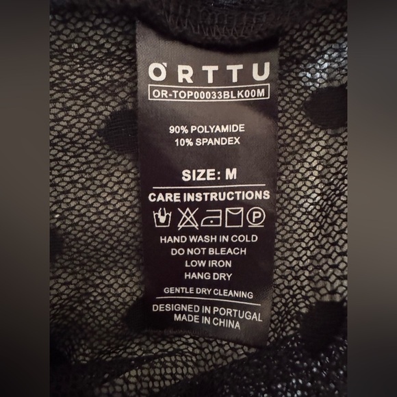 Sebastian Sheer Black Polka Dot Top. Men’s but Unisex IMO Size Medium EUC - Picture 9 of 11